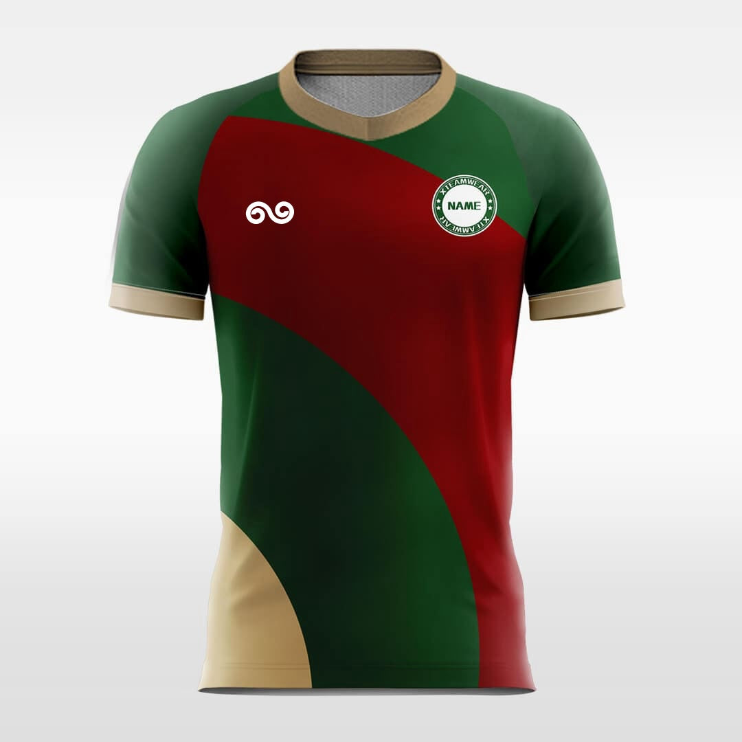 Christmas Yard - Custom Soccer Jersey for Men Green Sublimated