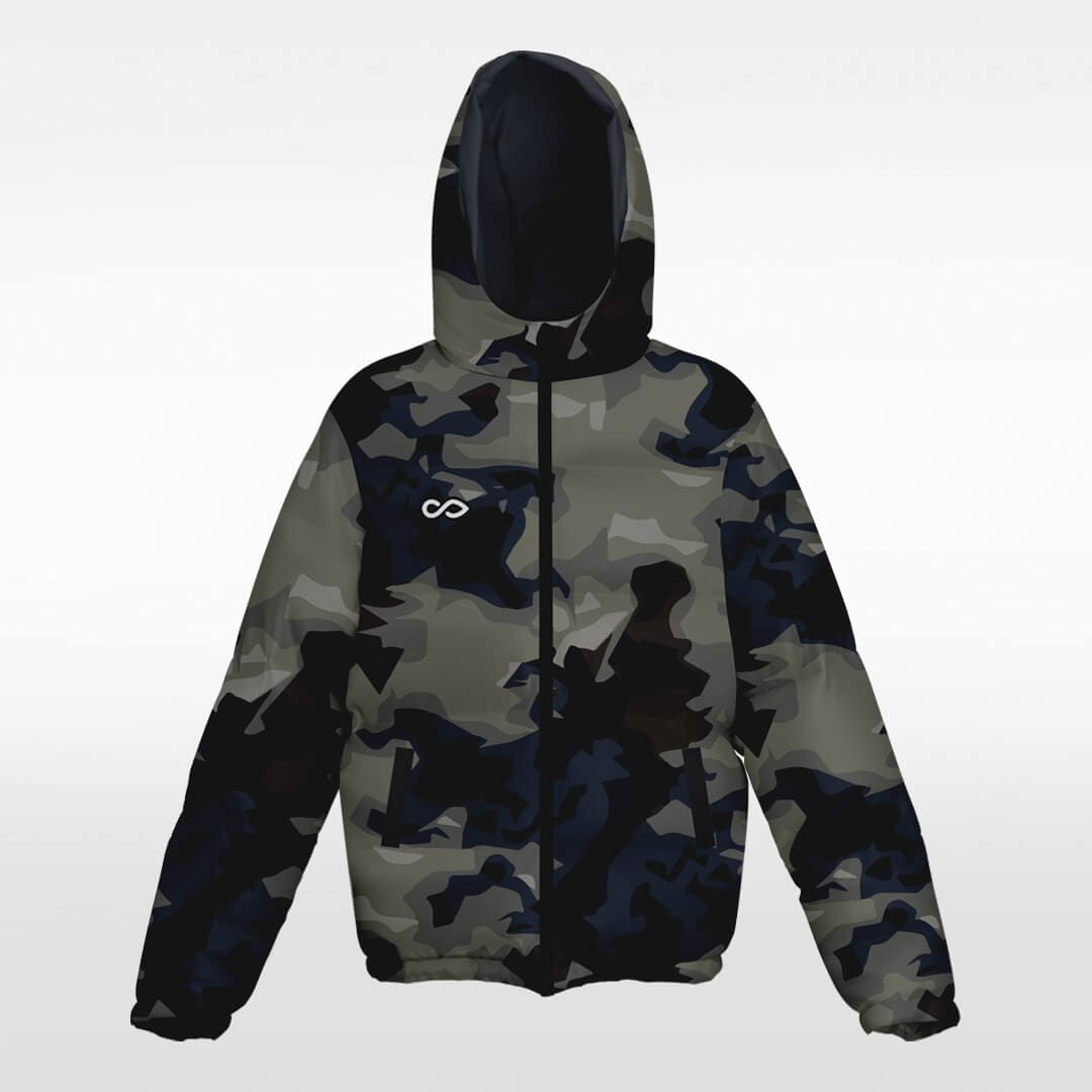 Camouflage - Custom Winter Jacket Green Sublimated