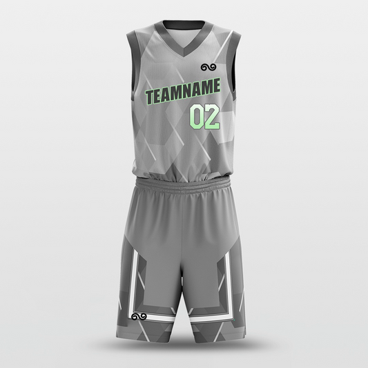 Crescent -Custom Basketball Jersey with Shorts Subliamted