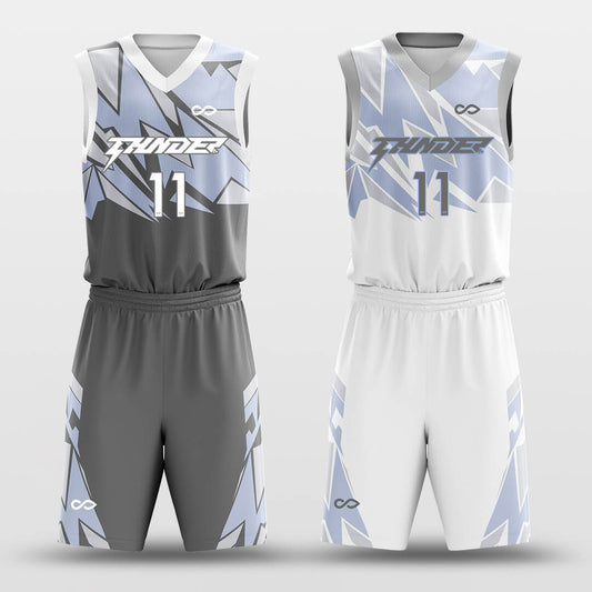 Saw Puzzle -Custom Reversible Basketball Jersey with Shorts Subliamted
