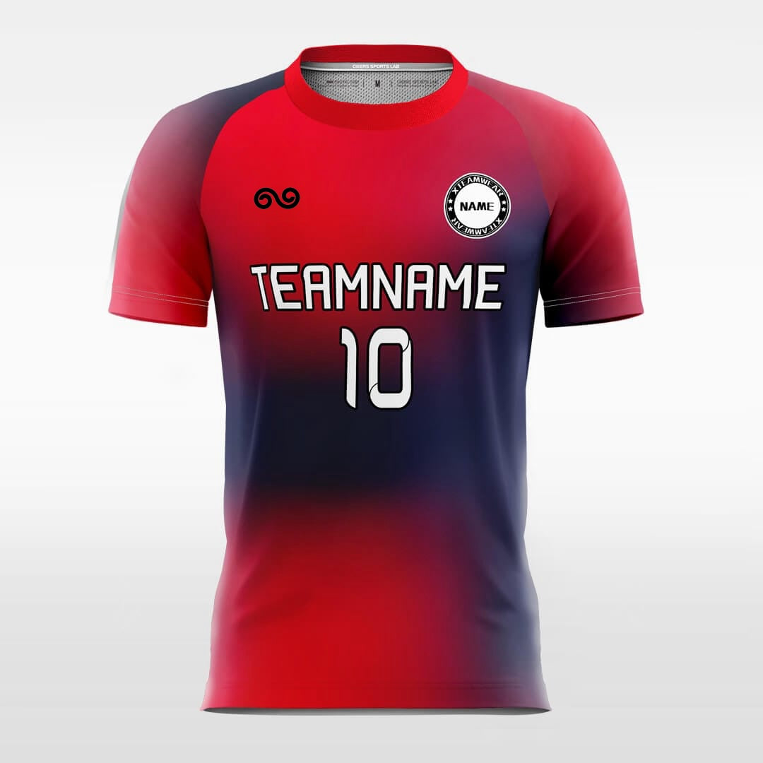 Greyhound - Custom Soccer Jersey for Men Red Sublimated