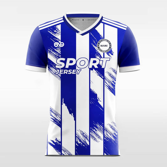 Ink - Custom Soccer Jersey for Men Blue Sublimated