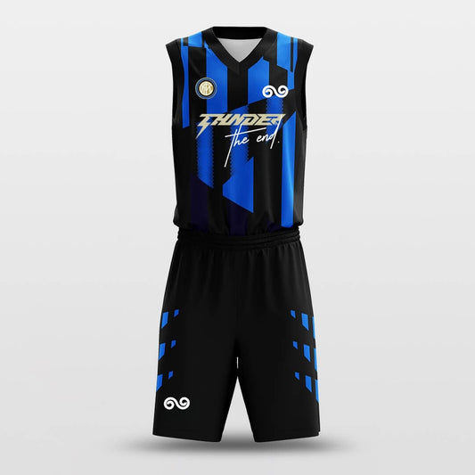 Jigsaw -Custom Basketball Jersey with Shorts Subliamted