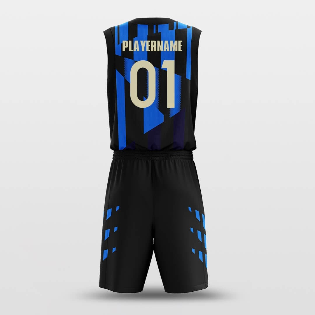 Jigsaw -Custom Basketball Jersey with Shorts Subliamted