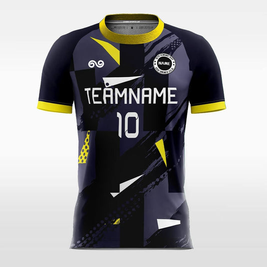 Geometry - Custom Soccer Jersey for Men Black Sublimated