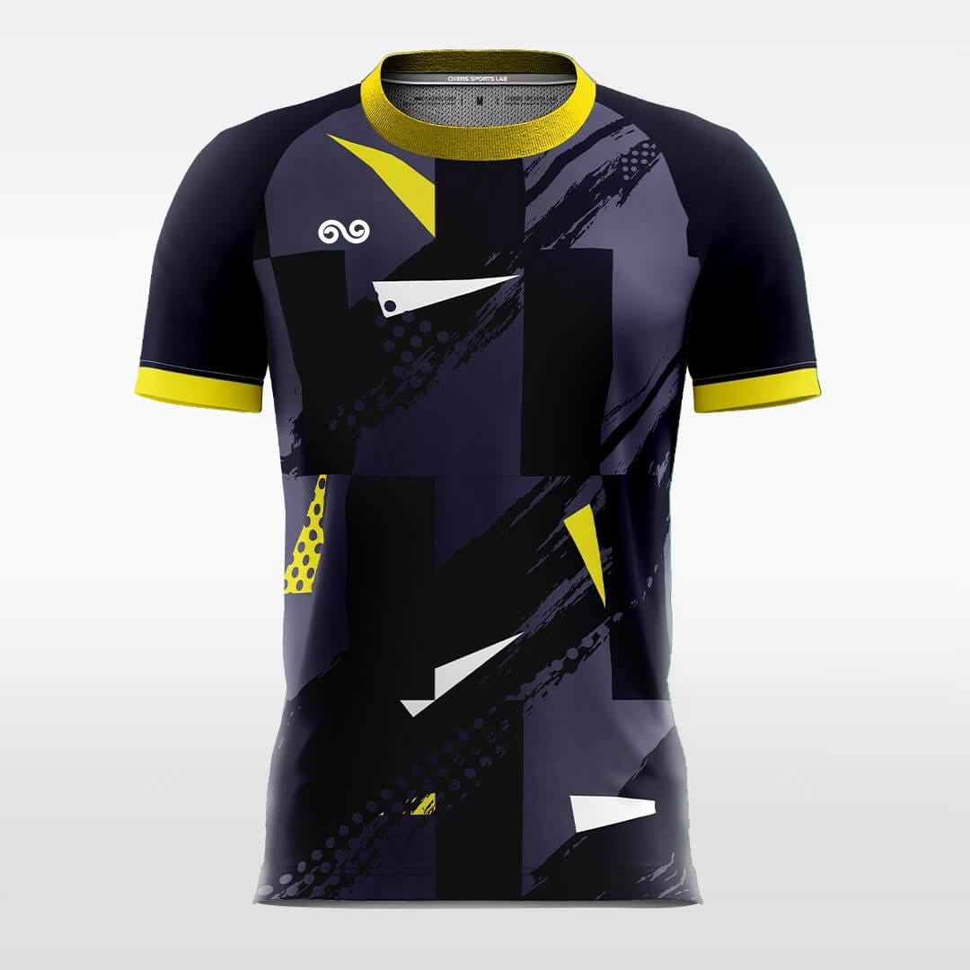 Geometry - Custom Soccer Jersey for Men Black Sublimated