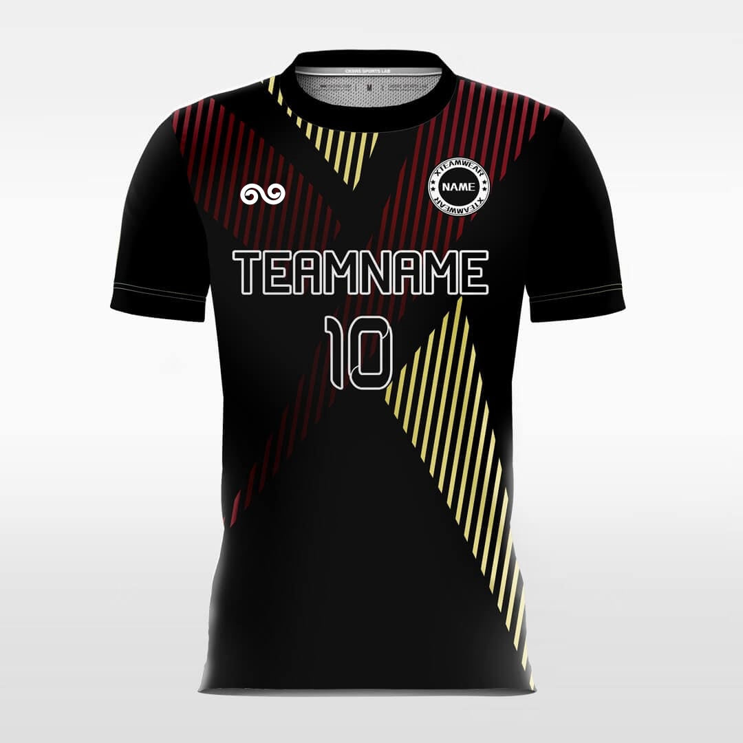 Knight - Custom Soccer Jersey for Men Black Sublimated