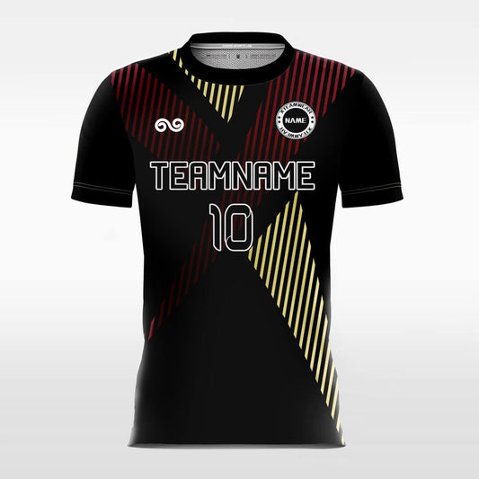 Knight - Custom Soccer Jersey for Men Black Sublimated