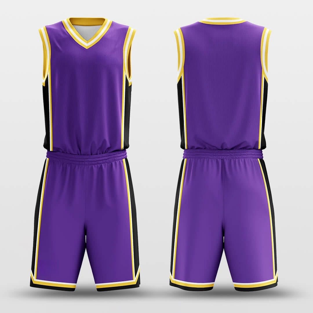 Lakers -Custom Basketball Jersey with Shorts Subliamted
