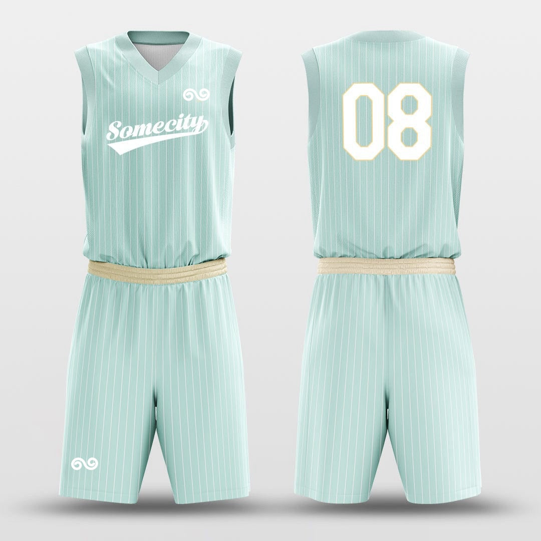 League -Custom Basketball Jersey with Shorts Subliamted