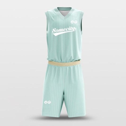 League -Custom Basketball Jersey with Shorts Subliamted