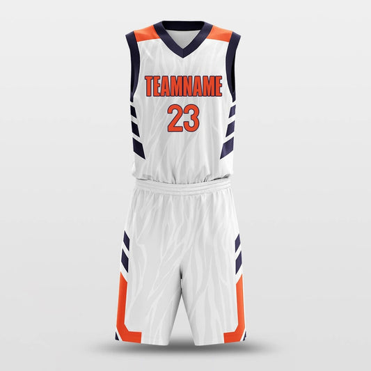 Light Feather -Custom Basketball Jersey with Shorts Subliamted