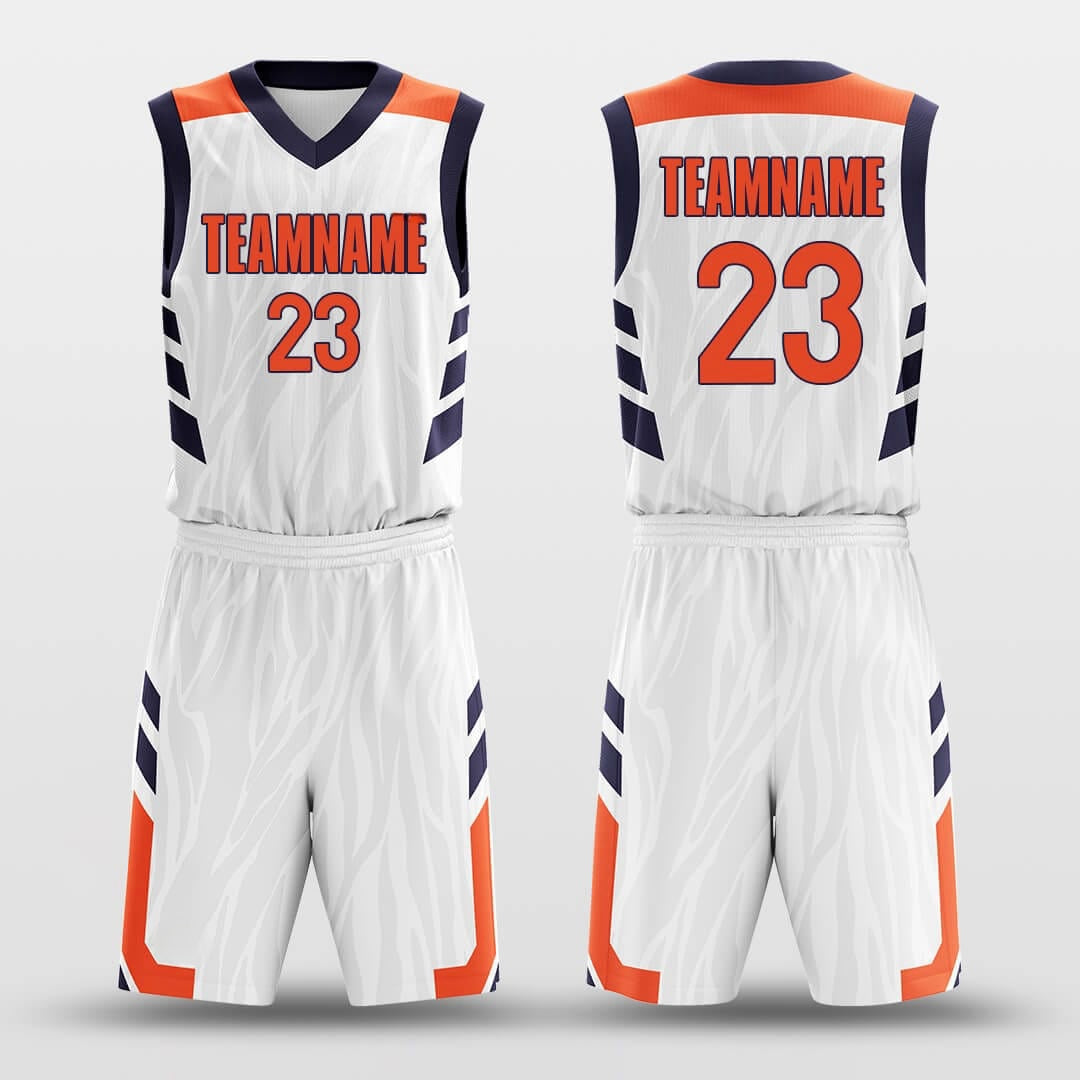 Light Feather -Custom Basketball Jersey with Shorts Subliamted