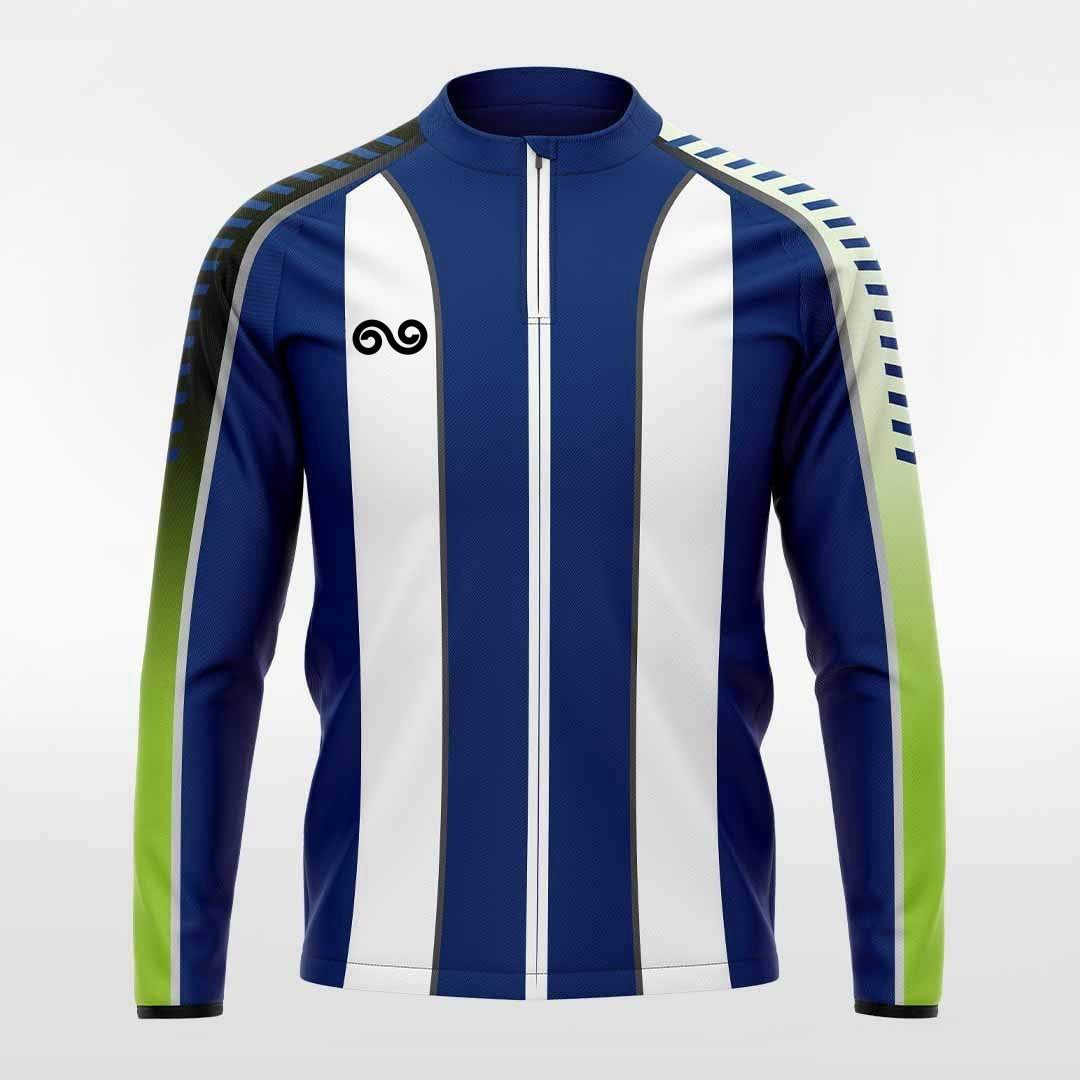 Limited Secret Style 2 - Custom Full Zip Sport Jacket Blue Sublimated
