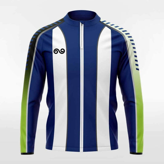 Limited Secret Style 2 - Custom Full Zip Sport Jacket Blue Sublimated