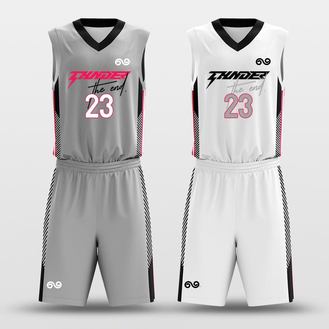 Line -Custom Reversible Basketball Jersey with Shorts Subliamted