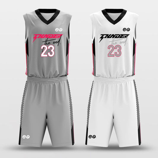 Line -Custom Reversible Basketball Jersey with Shorts Subliamted