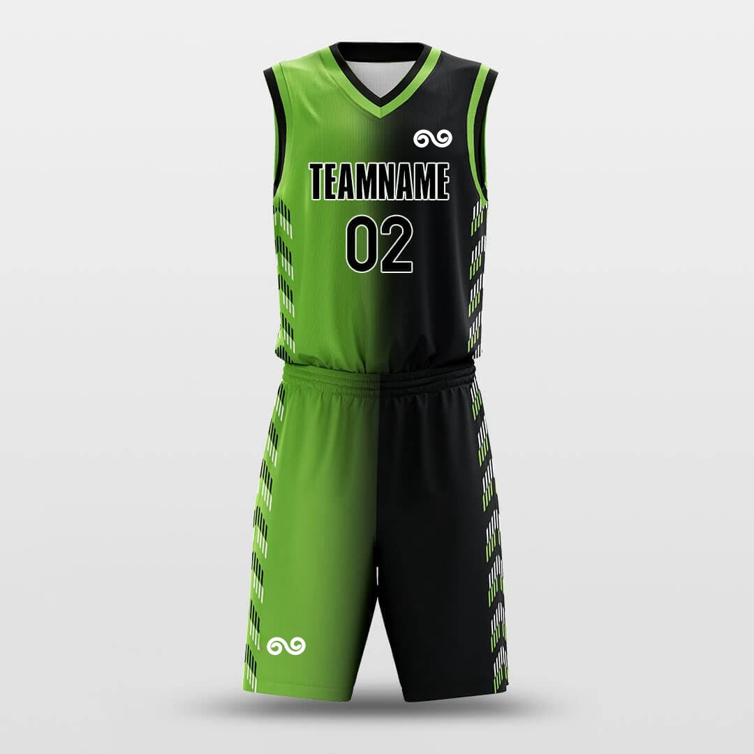 Magic Green -Custom Basketball Jersey with Shorts Subliamted