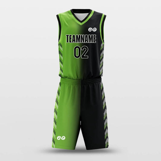 Magic Green -Custom Basketball Jersey with Shorts Subliamted
