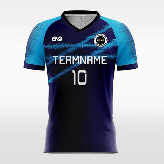 Magnet - Custom Soccer Jersey for Men Dark Navy Blue Sublimated