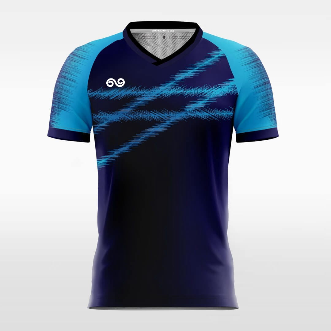 Magnet - Custom Soccer Jersey for Men Dark Navy Blue Sublimated