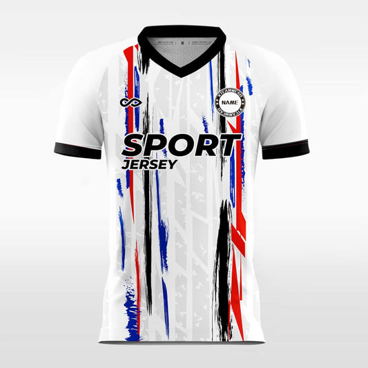 Mark - Custom Soccer Jersey for Men White Sublimated