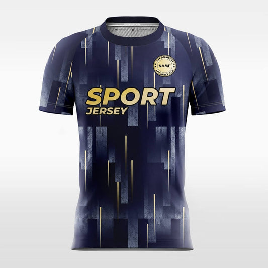 Meteor - Custom Soccer Jersey for Men Dark Grey Sublimated