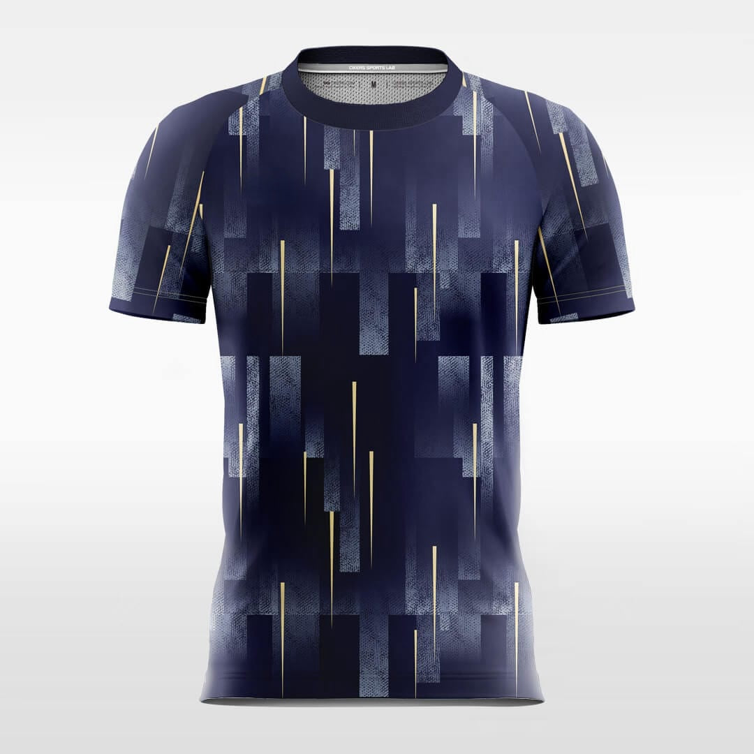 Meteor - Custom Soccer Jersey for Men Dark Grey Sublimated