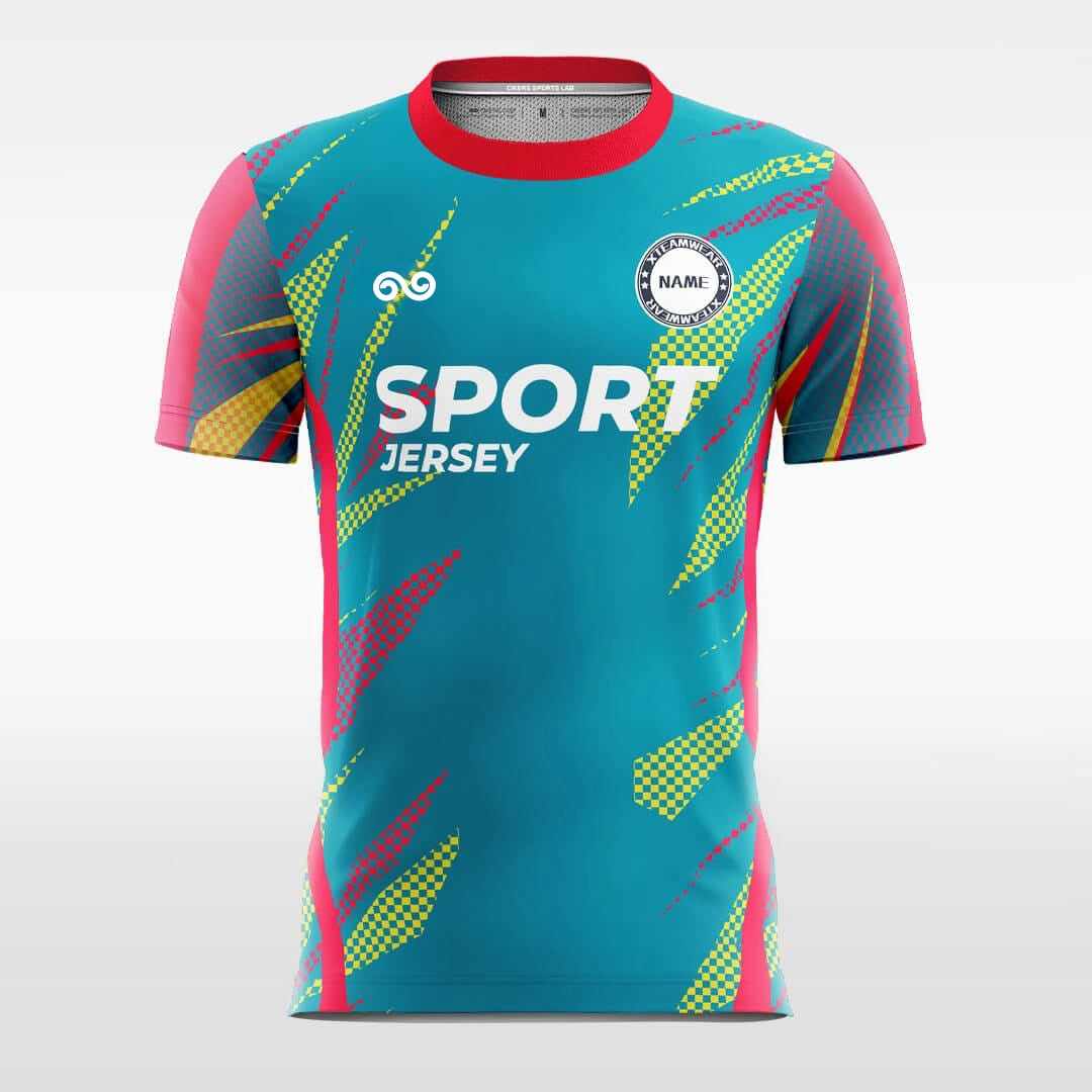 Mistake - Custom Soccer Jersey for Men Green Sublimated