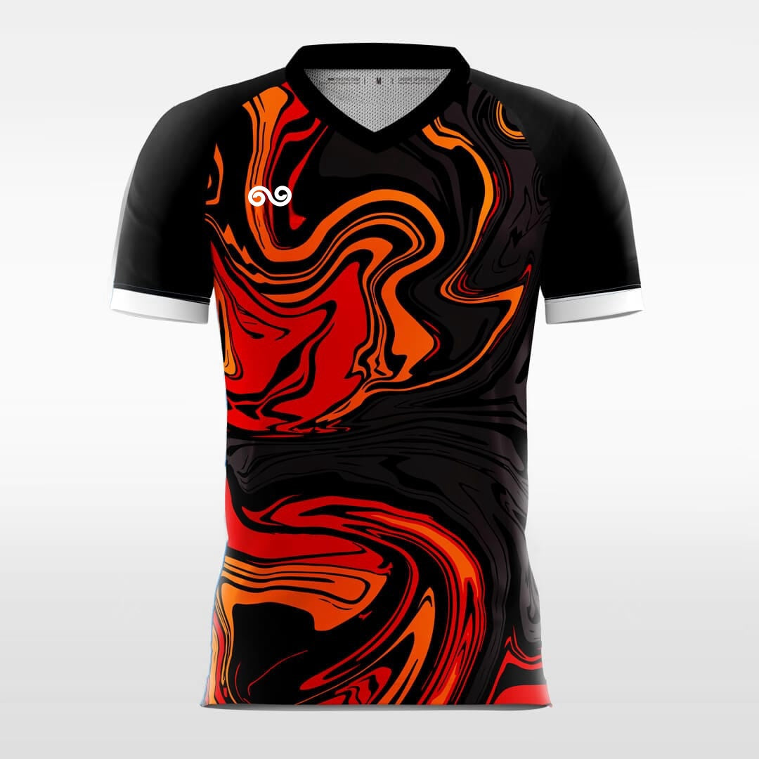 Mix - Custom Soccer Jersey for Men Black Sublimated