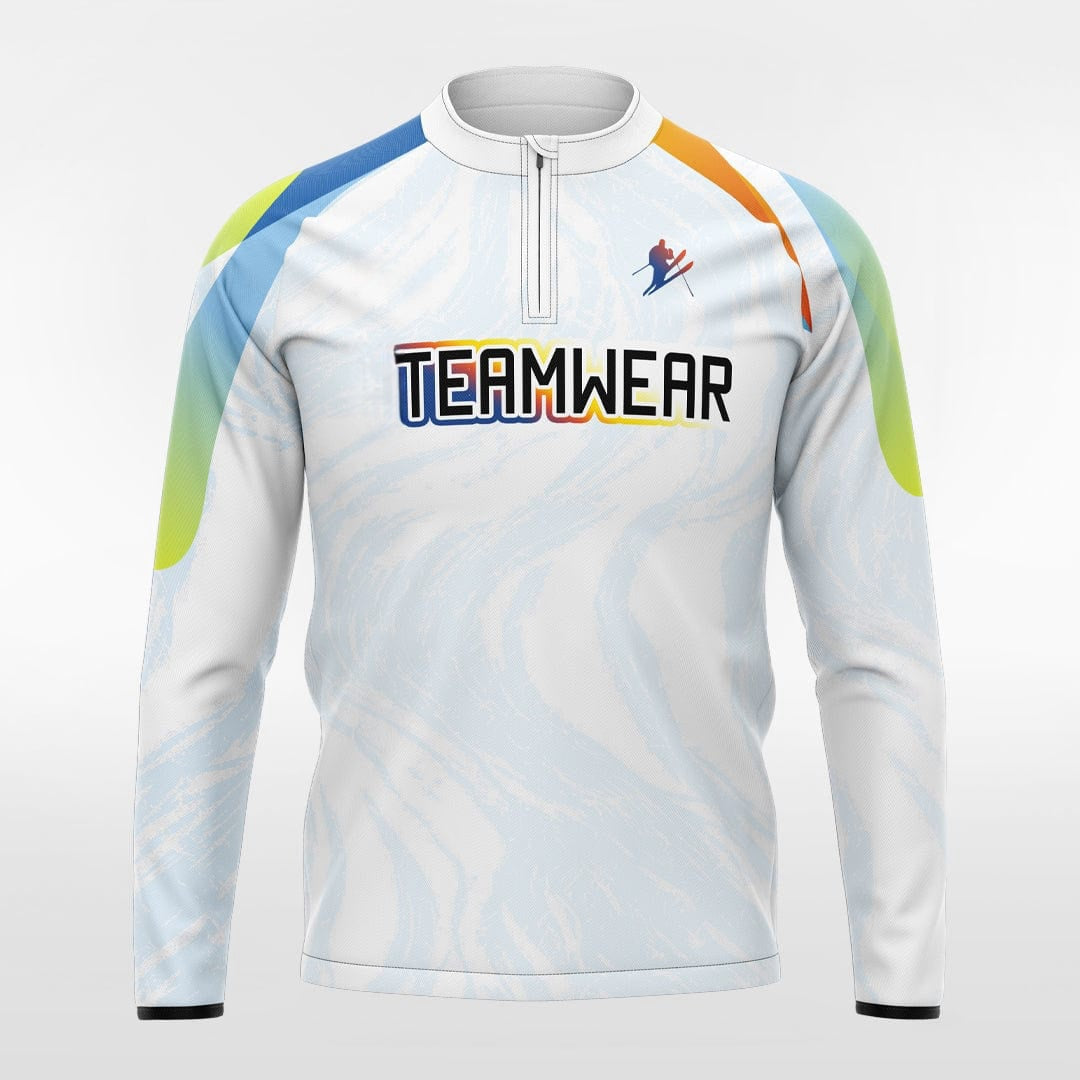 Myth - Custom Quarter Zip Jacket White Sublimated