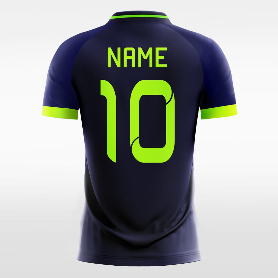 navy blue short sleeve jersey