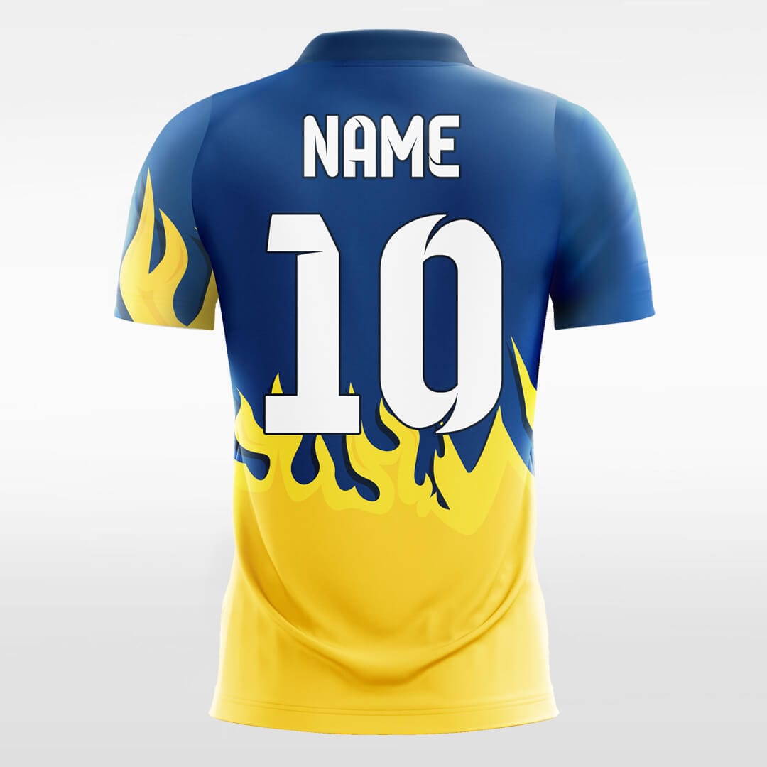 navy blue short sleeve soccer jersey