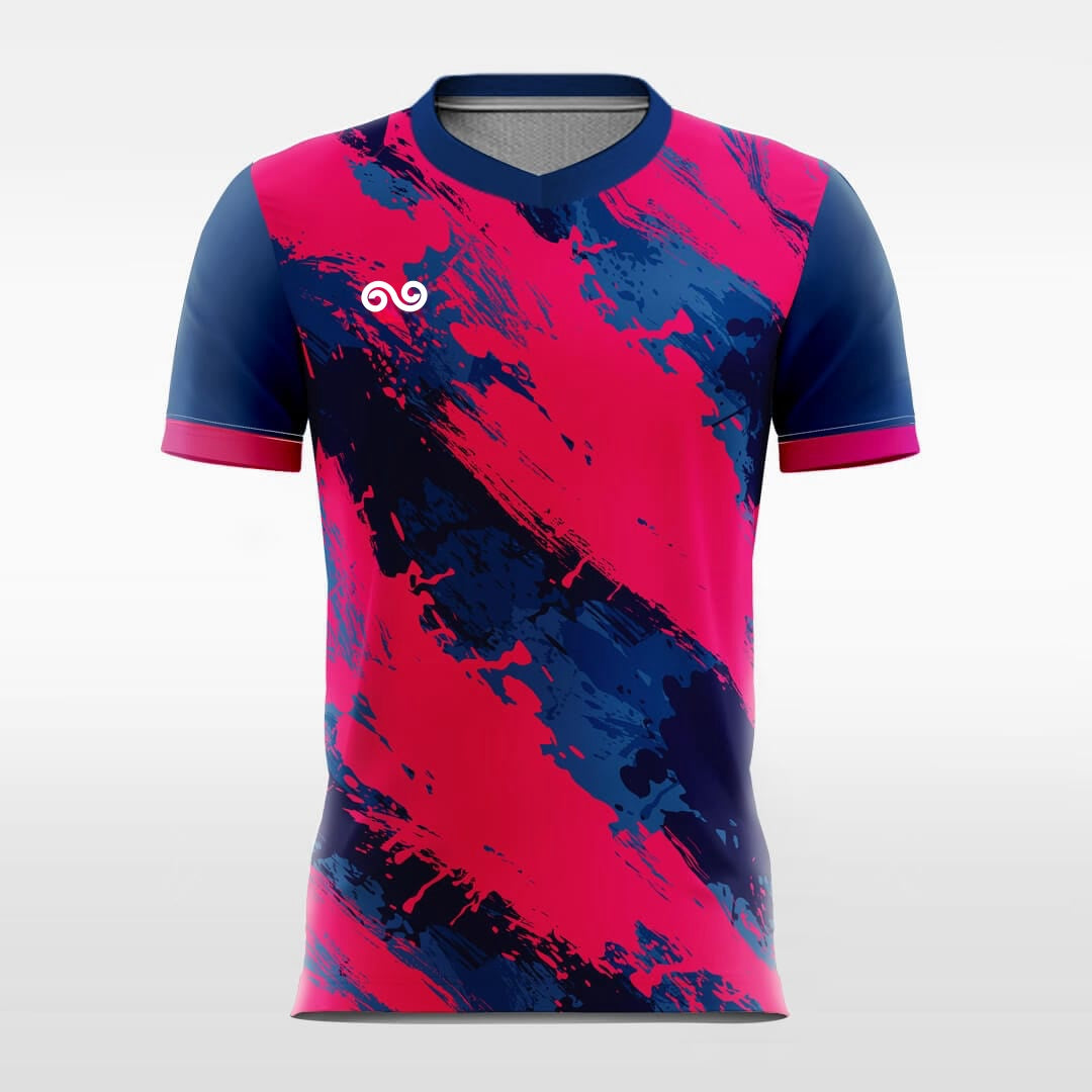 Graffiti - Custom Soccer Jersey for Men Red Sublimated