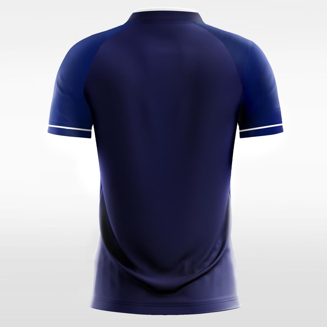 navy custom soccer jersey
