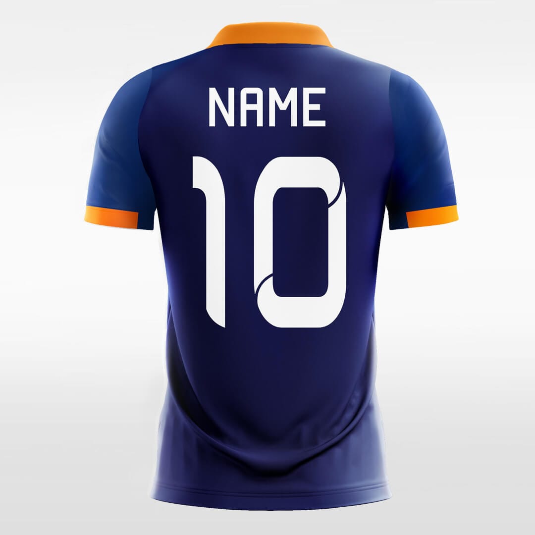orange short sleeve jersey