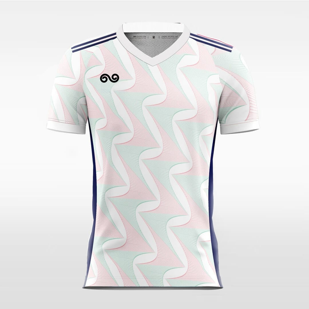Flow - Custom Soccer Jersey for Men White Sublimated