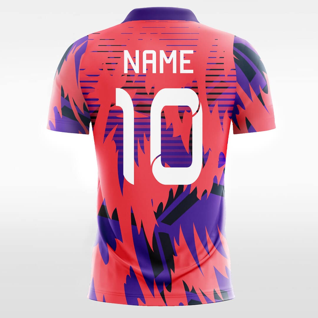 pink short sleeve soccer jersey