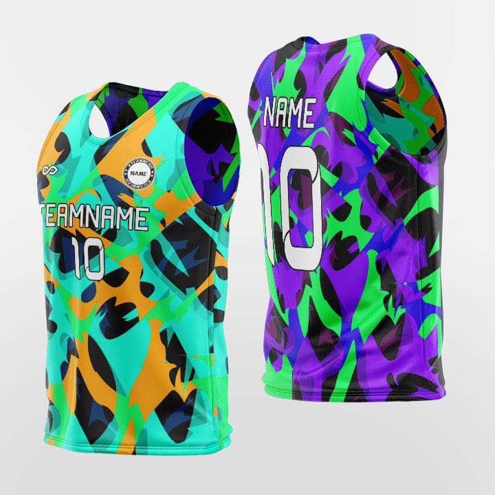 Pop Camouflage - Custom Reversible Sport Training Bibs Sublimated