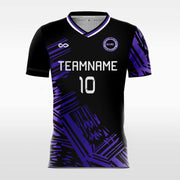 Purple and Black
