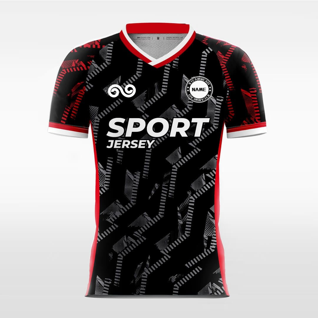 Beatle - Custom Soccer Jersey for Men Black Sublimated