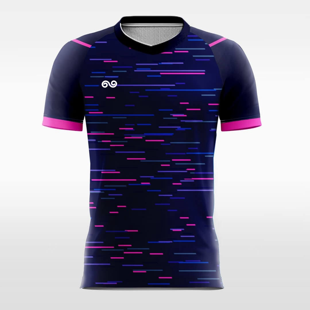 Color Line - Custom Soccer Jersey for Men Purple Sublimated