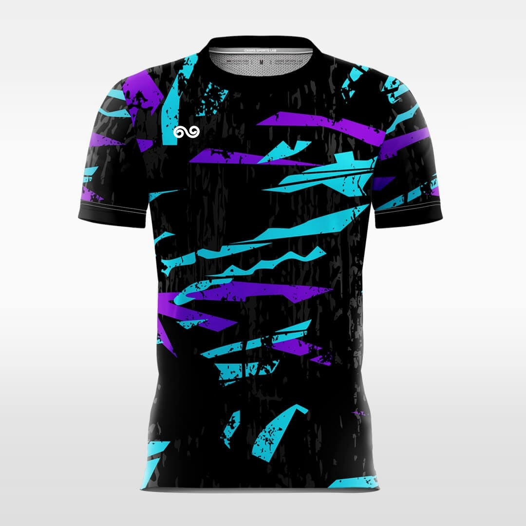 Dreamy Midnight - Custom Soccer Jersey for Men Black Sublimated