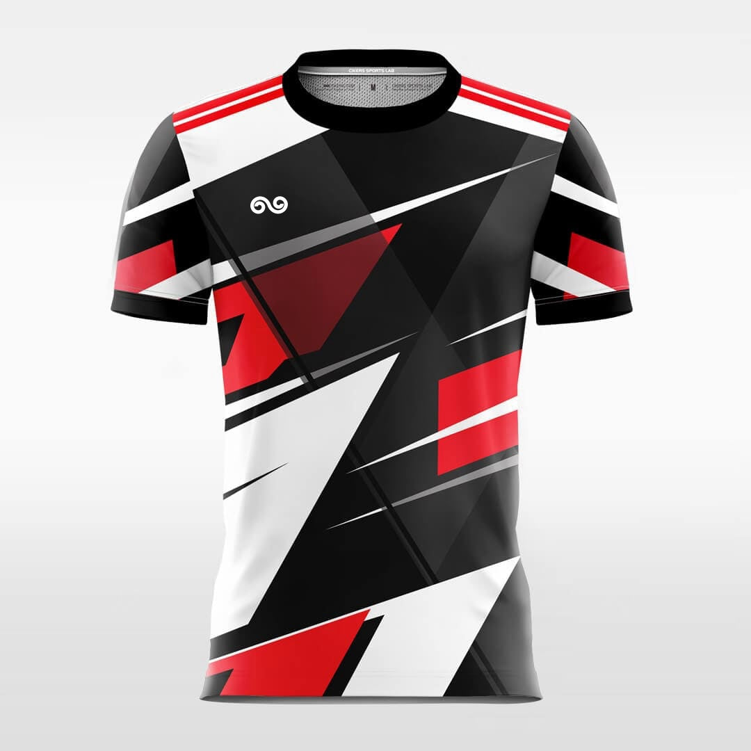 Color Block - Custom Soccer Jersey for Men Black Sublimated