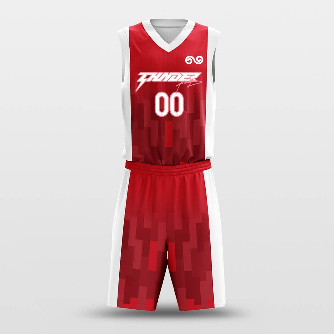 Mosaic -Custom Basketball Jersey with Shorts Subliamted