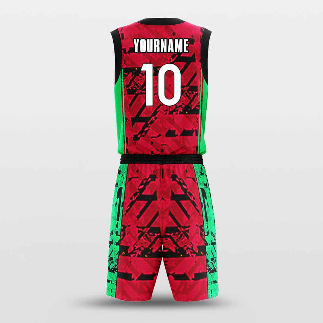     red custom basketball jersey