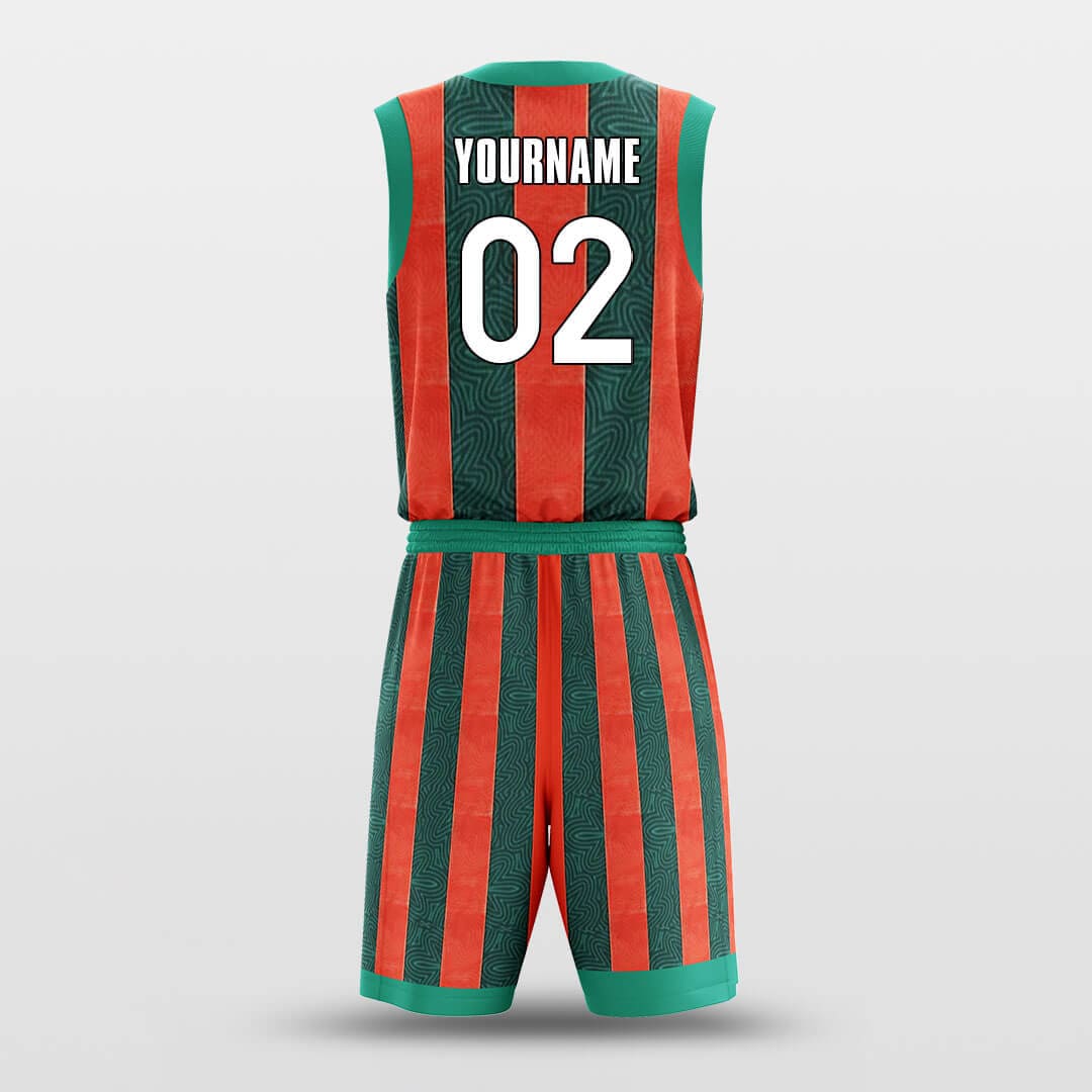     red custom basketball jersey