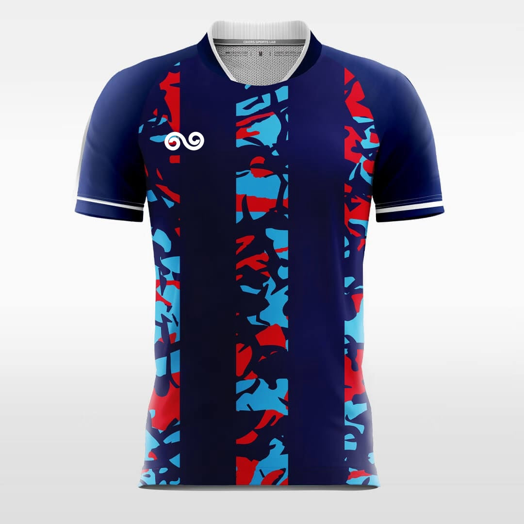 Mystery - Custom Soccer Jersey for Men Navy Sublimated