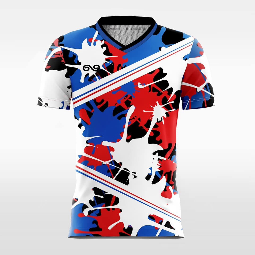 Carnival - Custom Soccer Jersey for Men Blue Sublimated