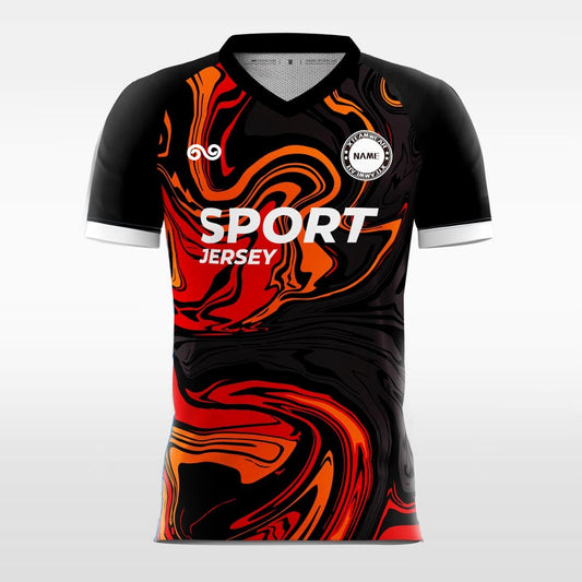 Mix - Custom Soccer Jersey for Men Black Sublimated
